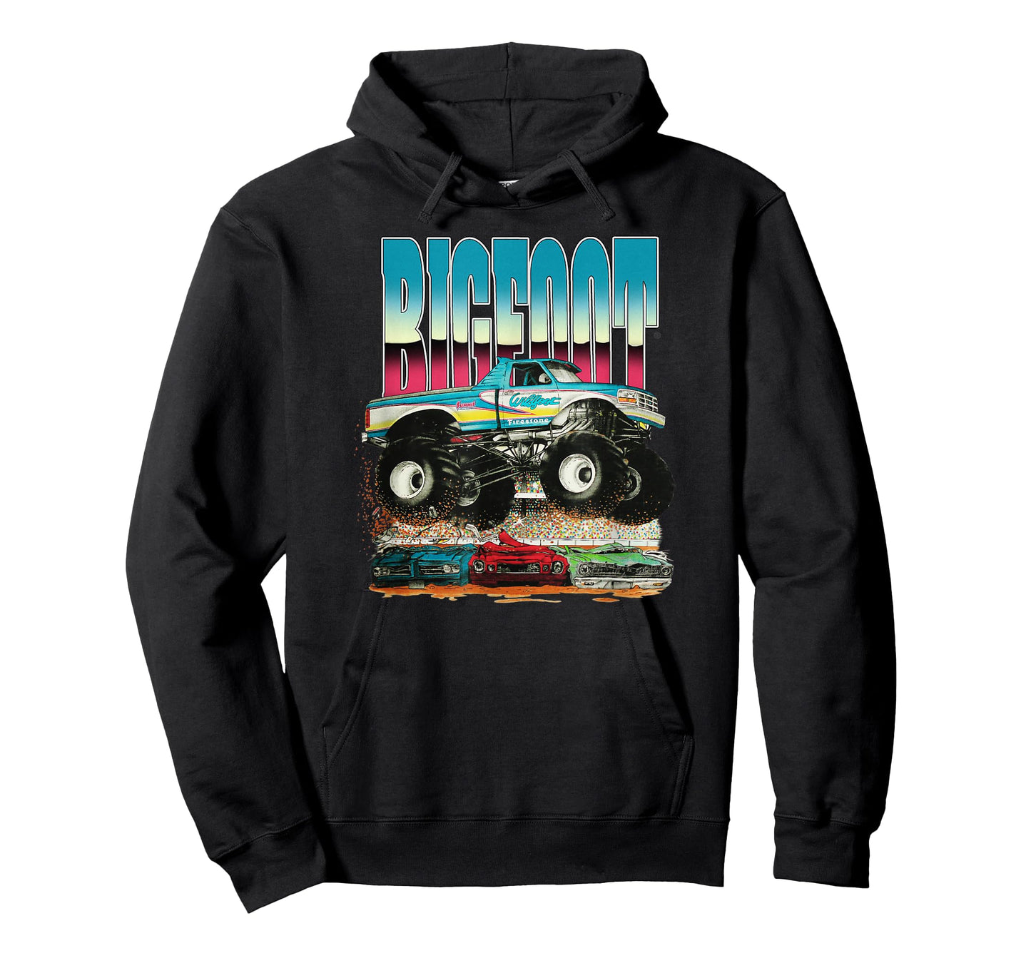 Wildfoot (BIGFOOT) Jumping Cars T-Shirt