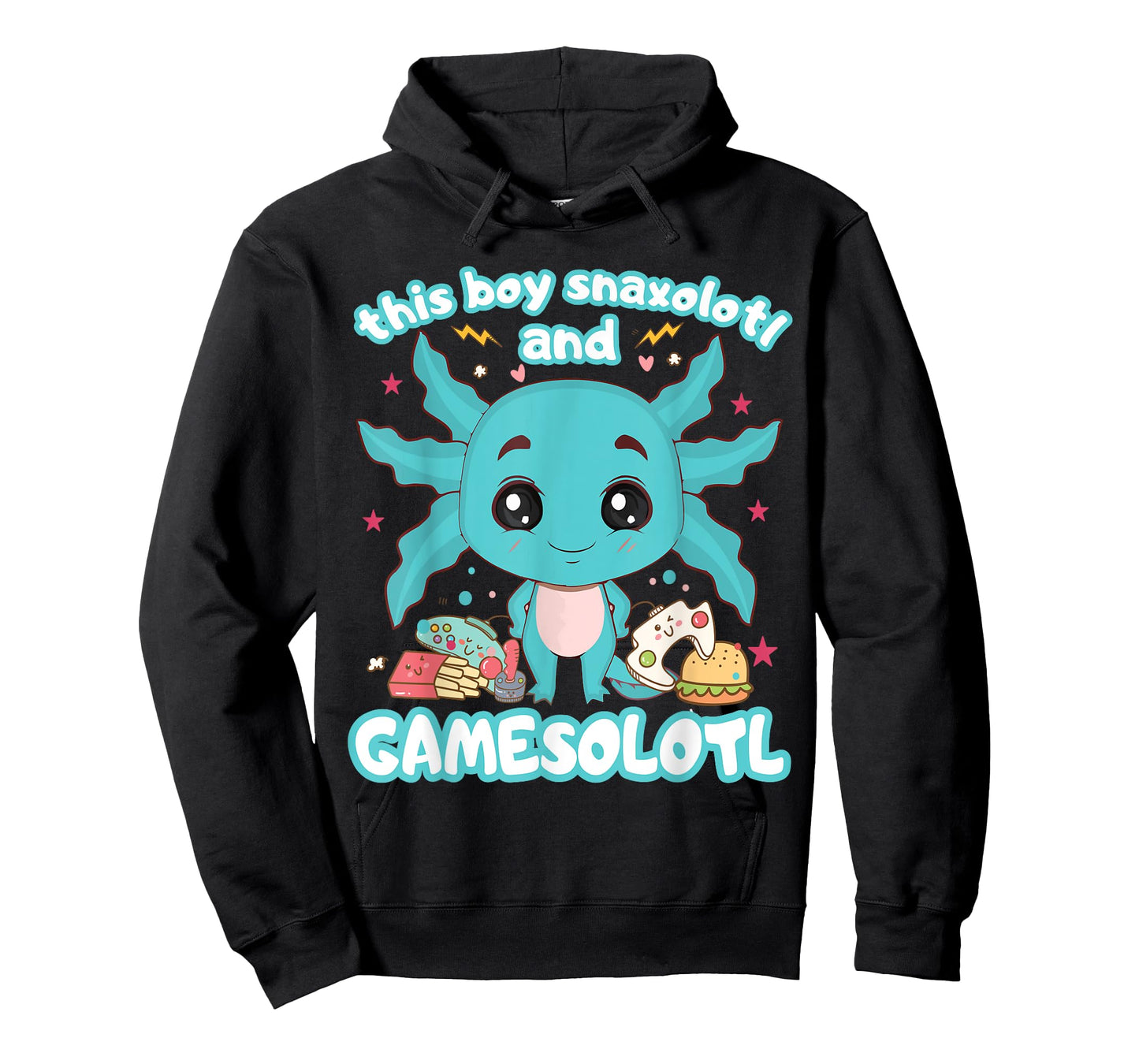Gamesolotl Gamer Axolotl Gamer Boy Snaxolotl Gamesolotl T-Shirt