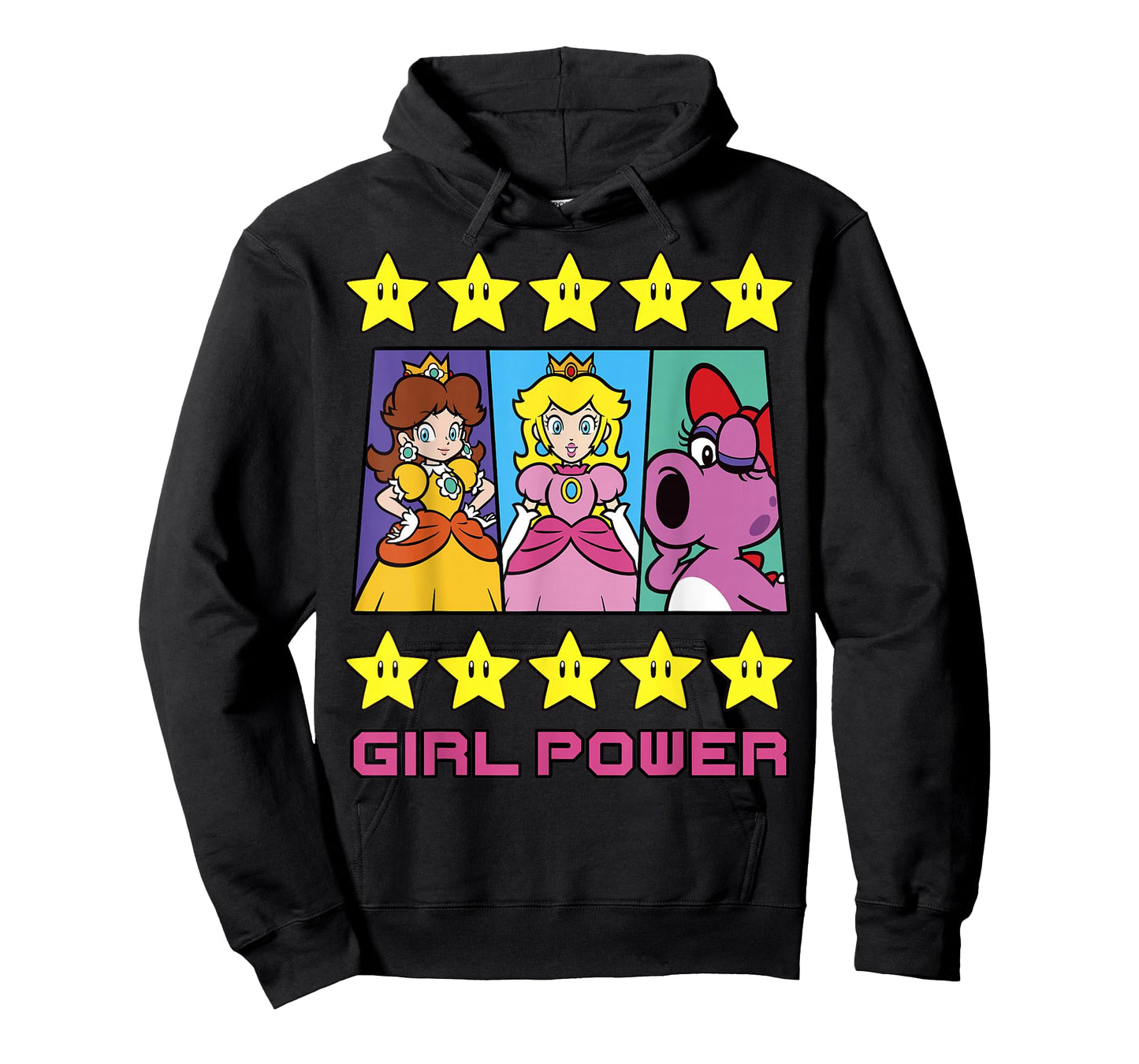 Super Mario Daisy Peach Birdo Girl Power Poster T-Shirt