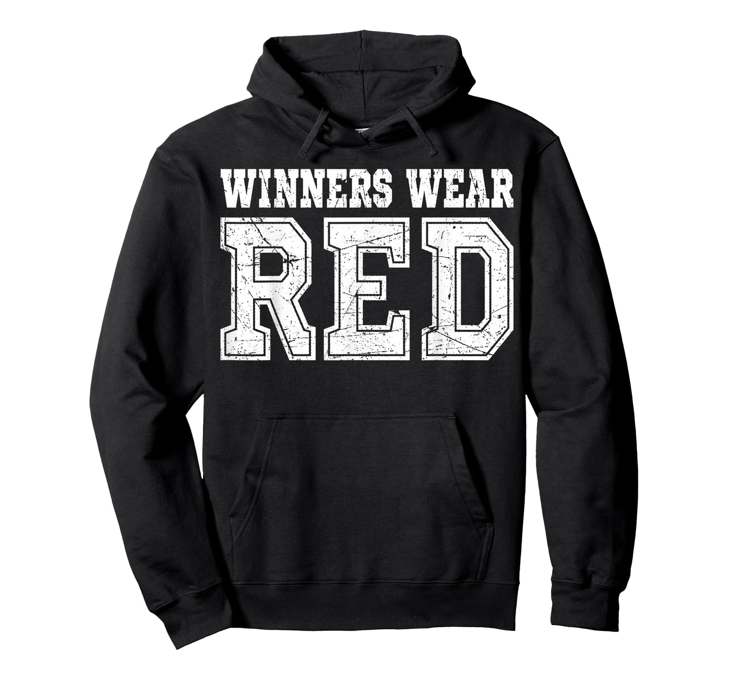 Winners Wear Red Color Team Spirit Game War Camp Parent Crew T-Shirt