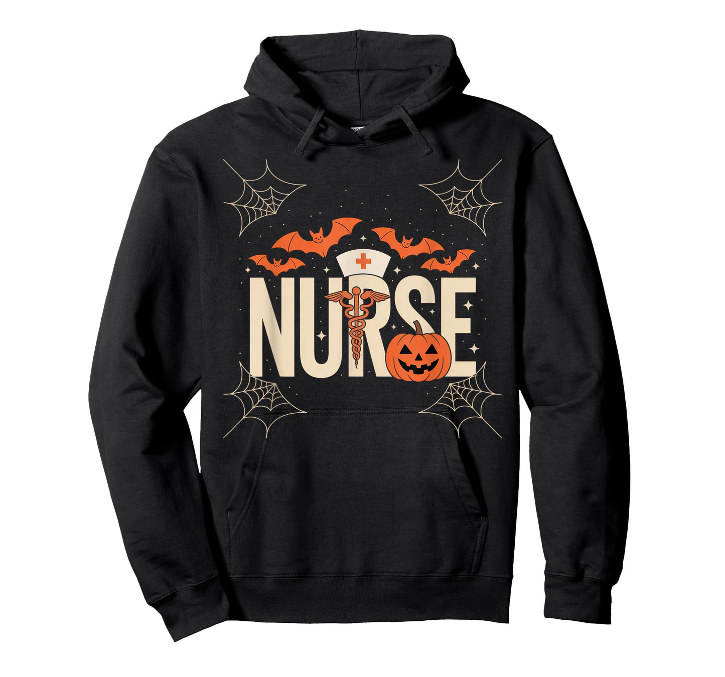 Halloween Nurse Nursing Cute Health Worker Nurses Pumpkin T-Shirt