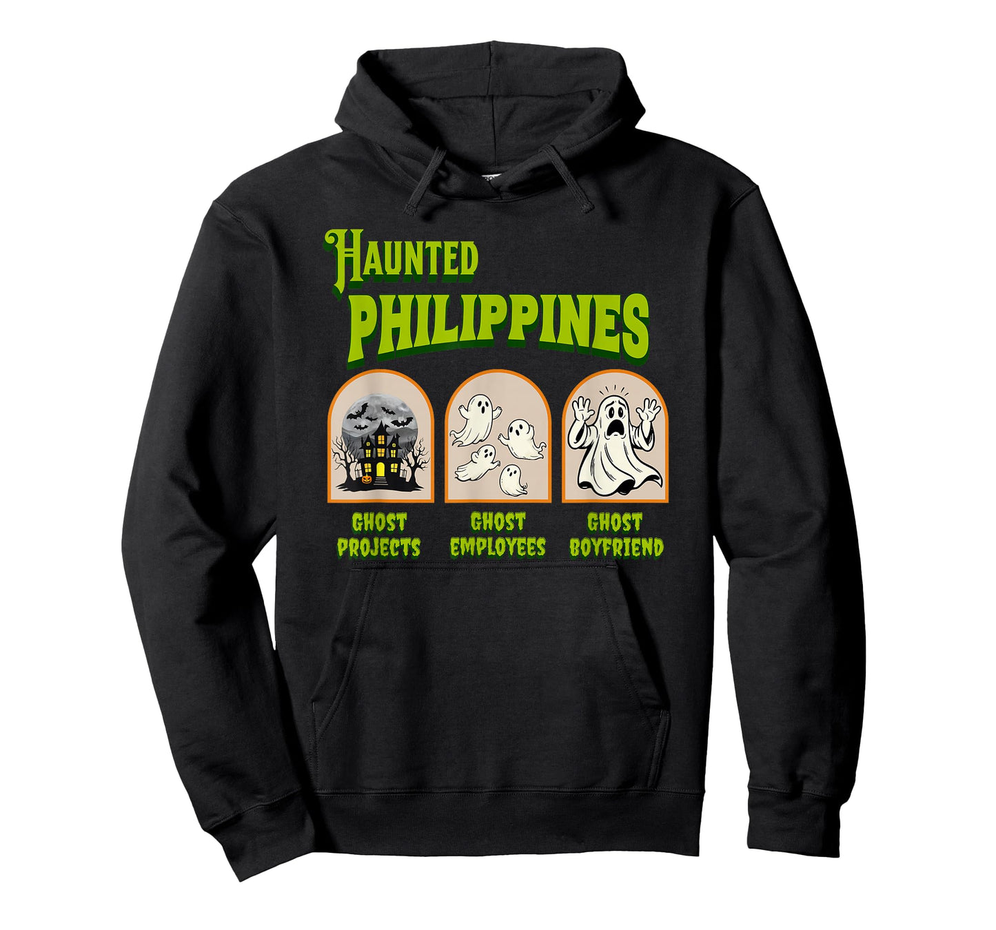 Haunted Philippines Halloween Filipino Sarcasm T-Shirt