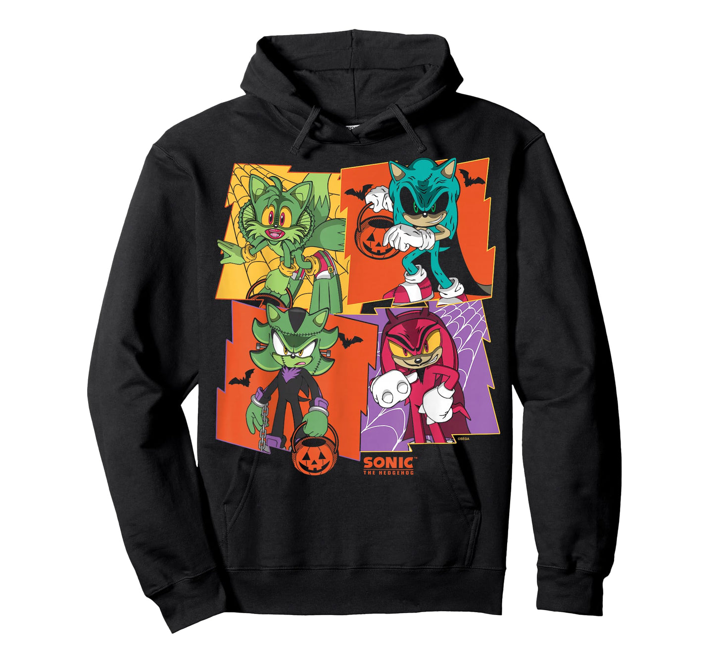 Sonic The Hedgehog Halloween Creepy Monster Portraits T-Shirt