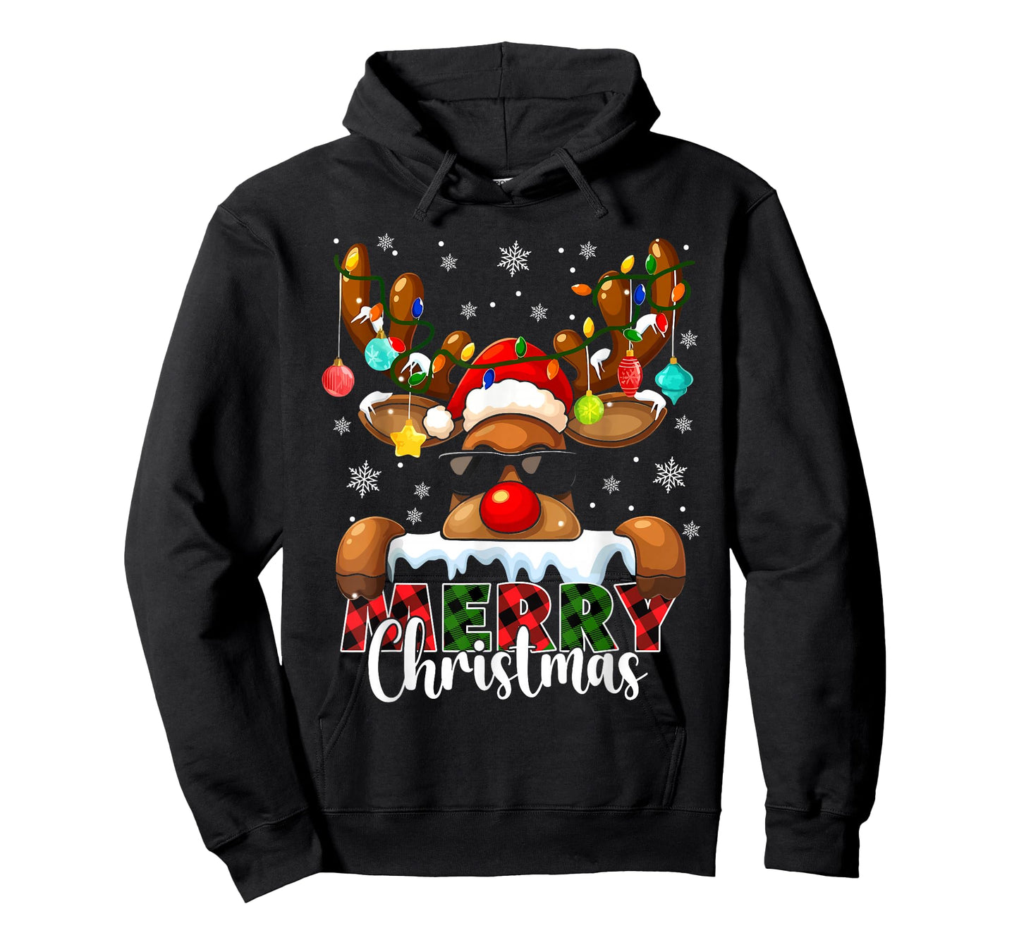 Merry Christmas Reindeer Xmas Family Matching Men Women Kids T-Shirt