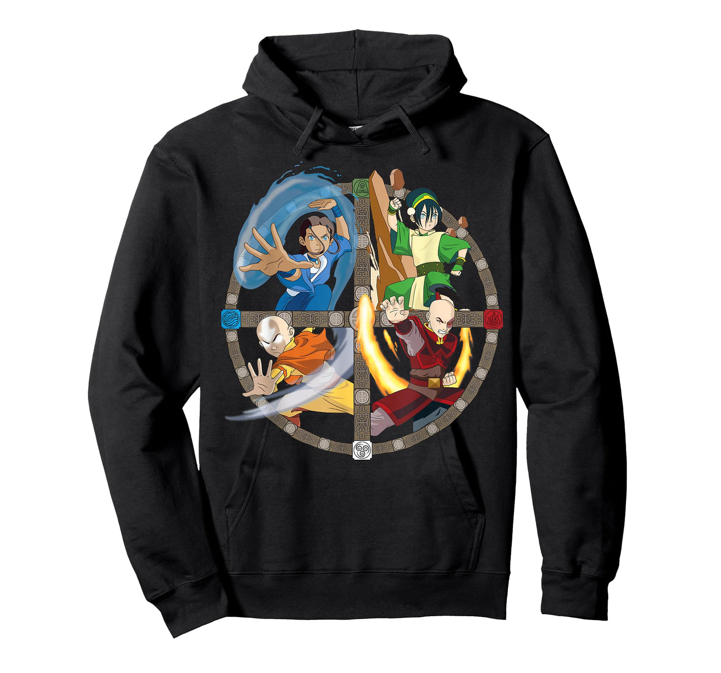 Avatar: The Last Airbender All Characters T-Shirt Small