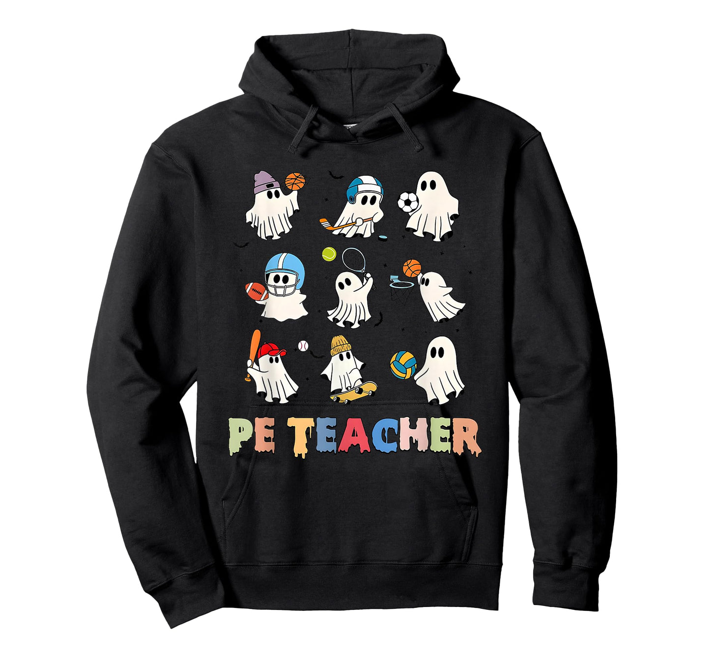 Halloween PE Teacher Spooky Physical Education Teacher T-Shirt
