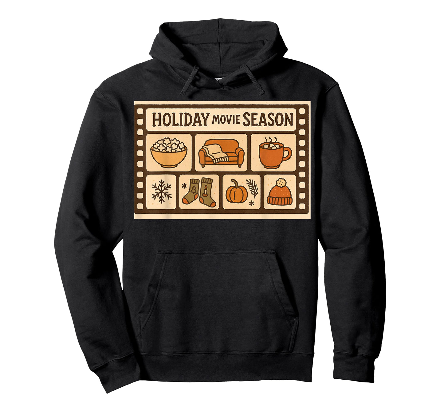 Holiday Movie Season Retro Cozy Christmas Aesthetic T-Shirt
