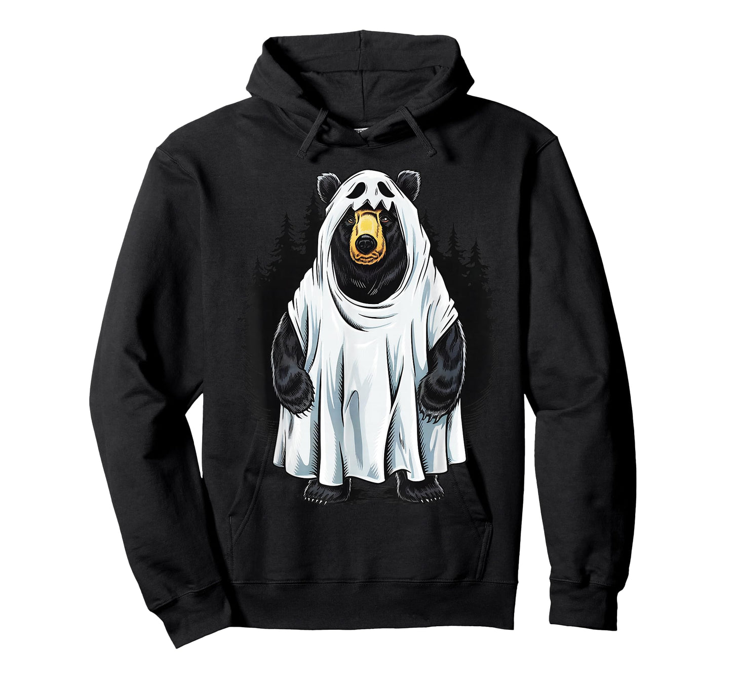 Funny Bear Cool Boo Ghost Halloween Costume Gifts T-Shirt