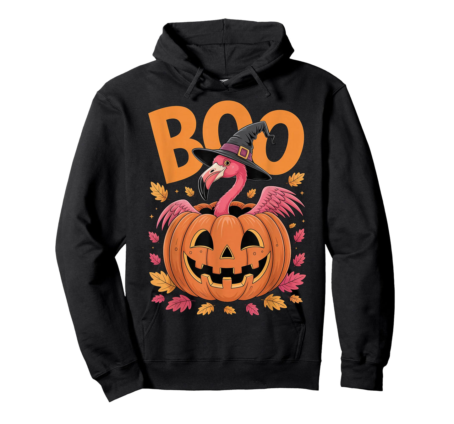 Flamingo Costume on Pumpkin Halloween Flamingo T-Shirt