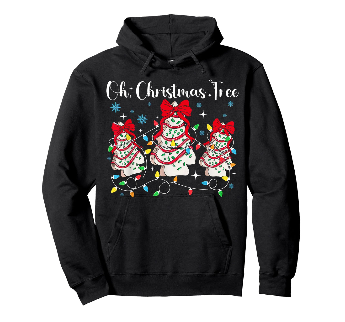 Oh Christmas Tree Cakes Debbie Becky Jen Cake Lovers Xmas T-Shirt