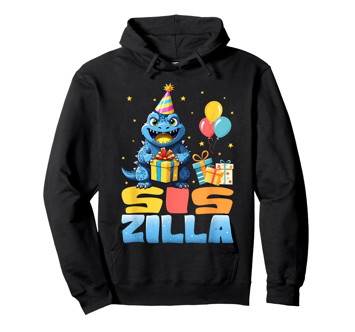 Siszilla Funny Monster Kaiju Family Matching Birthday Girls T-Shirt