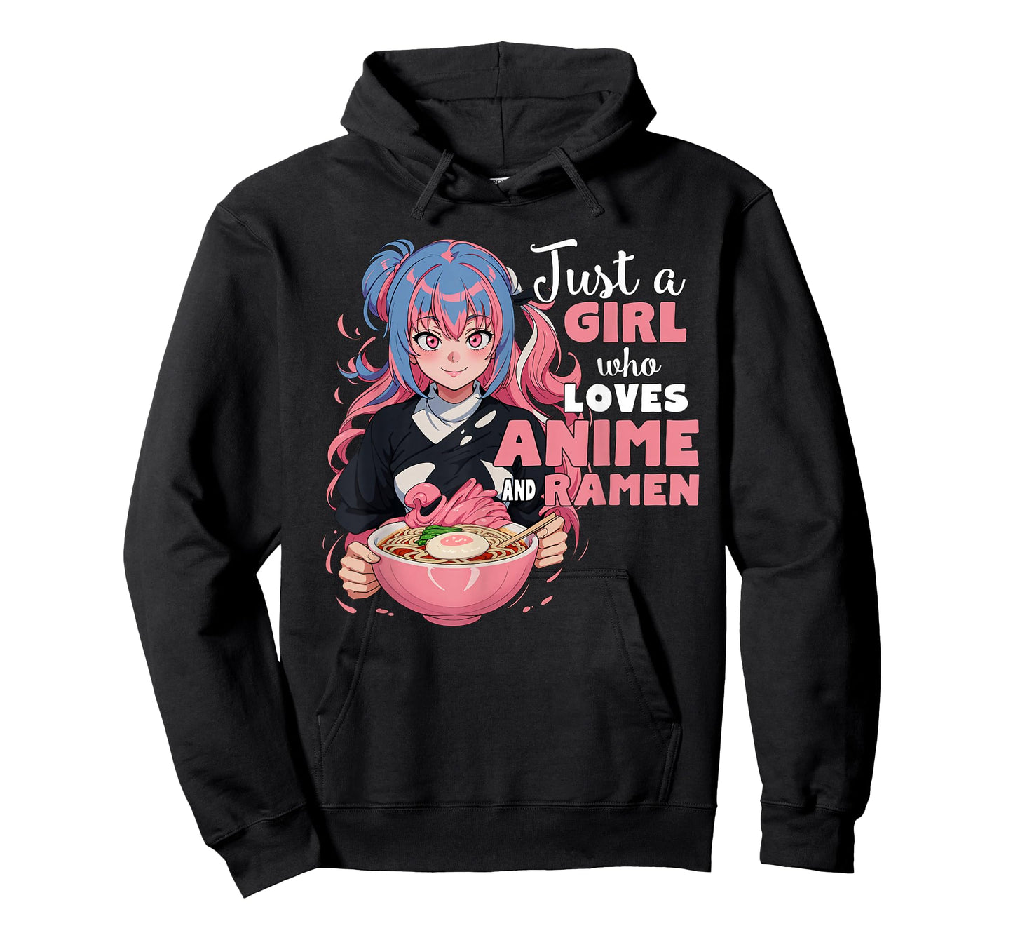 Just a Girl Who Loves Anime and Ramen Teen Girl T-Shirt