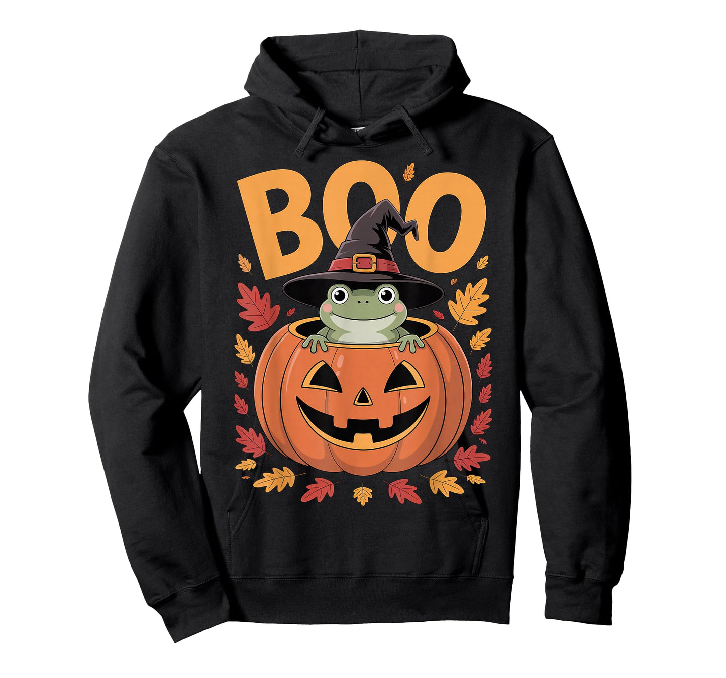 Frog Costume on Pumpkin Halloween Frog T-Shirt