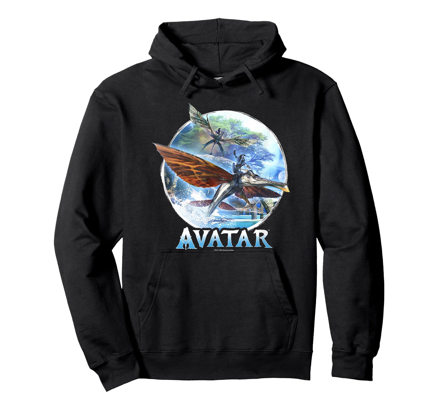 Avatar: The Way of Water Banshee Flight Water Circle T-Shirt