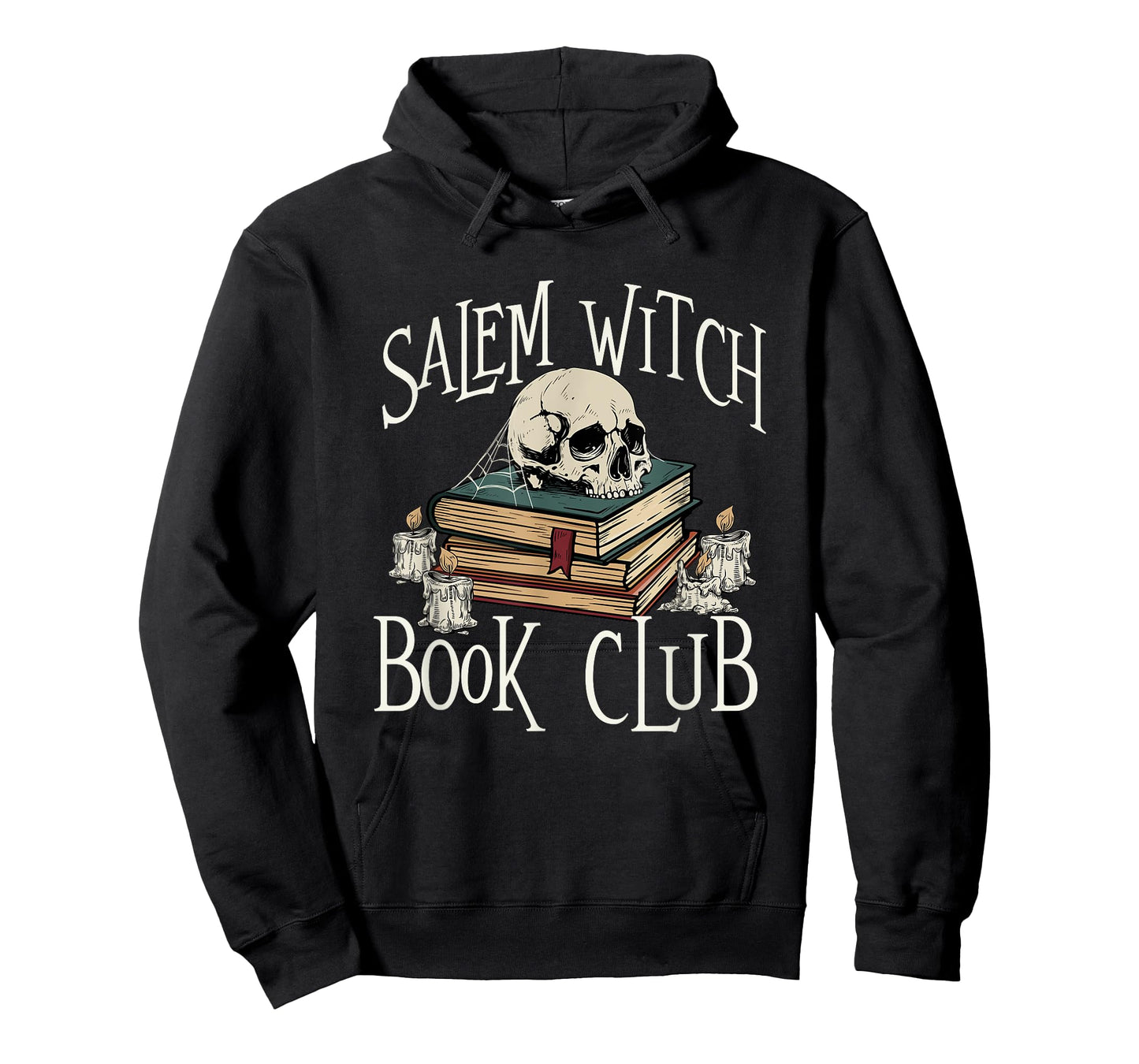 Salem Witch Book Club - Spooky Witch Halloween Ghoul T-Shirt