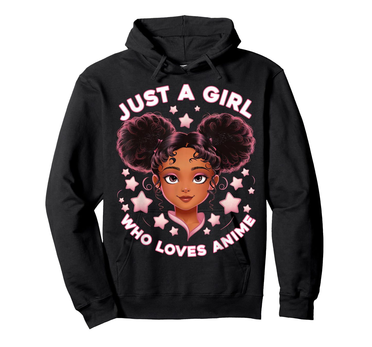 Just A Girl Who Loves Anime Otaku Merch African American T-Shirt