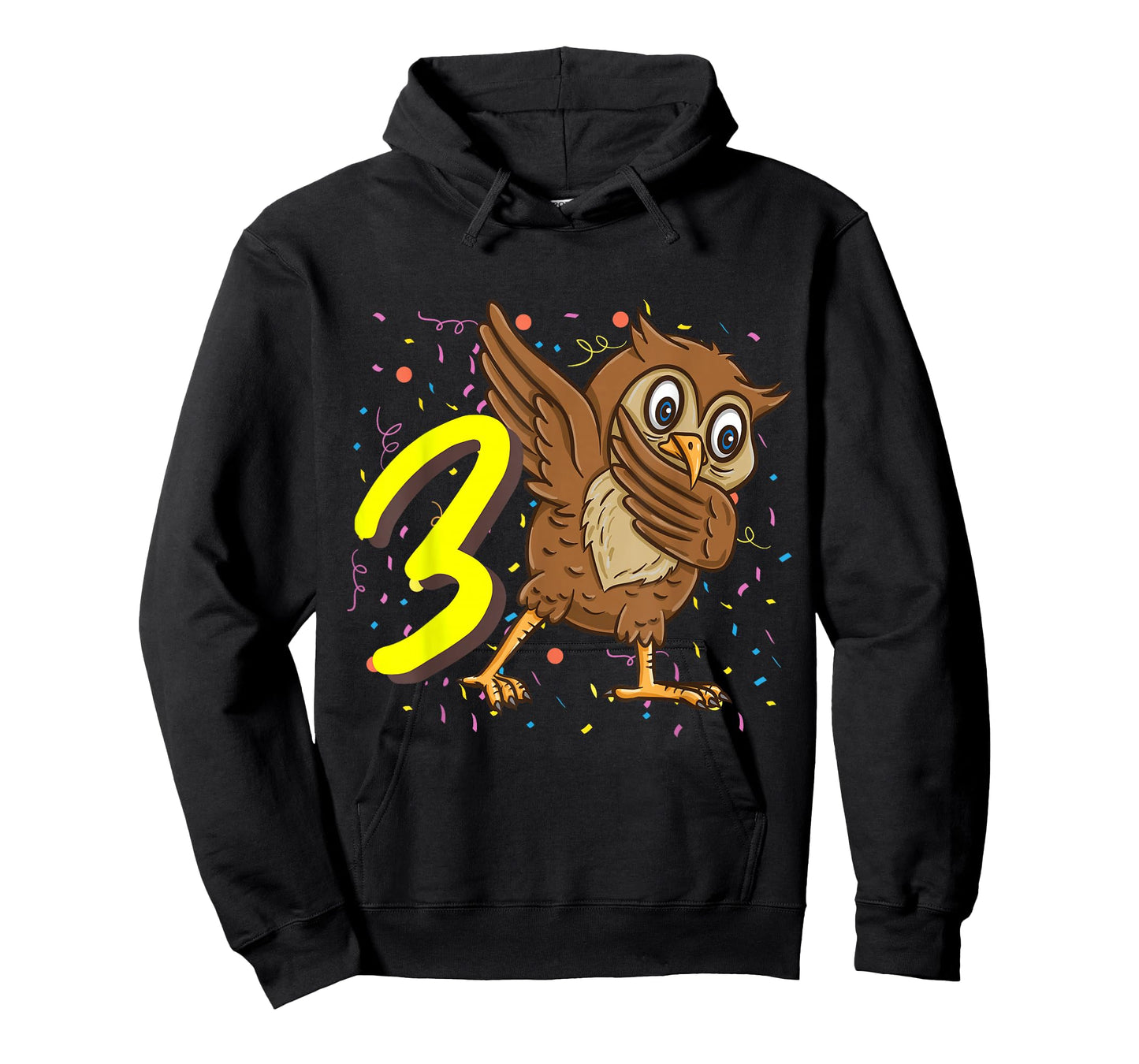 3 Year Old Owl Bird Birthday T-Shirt