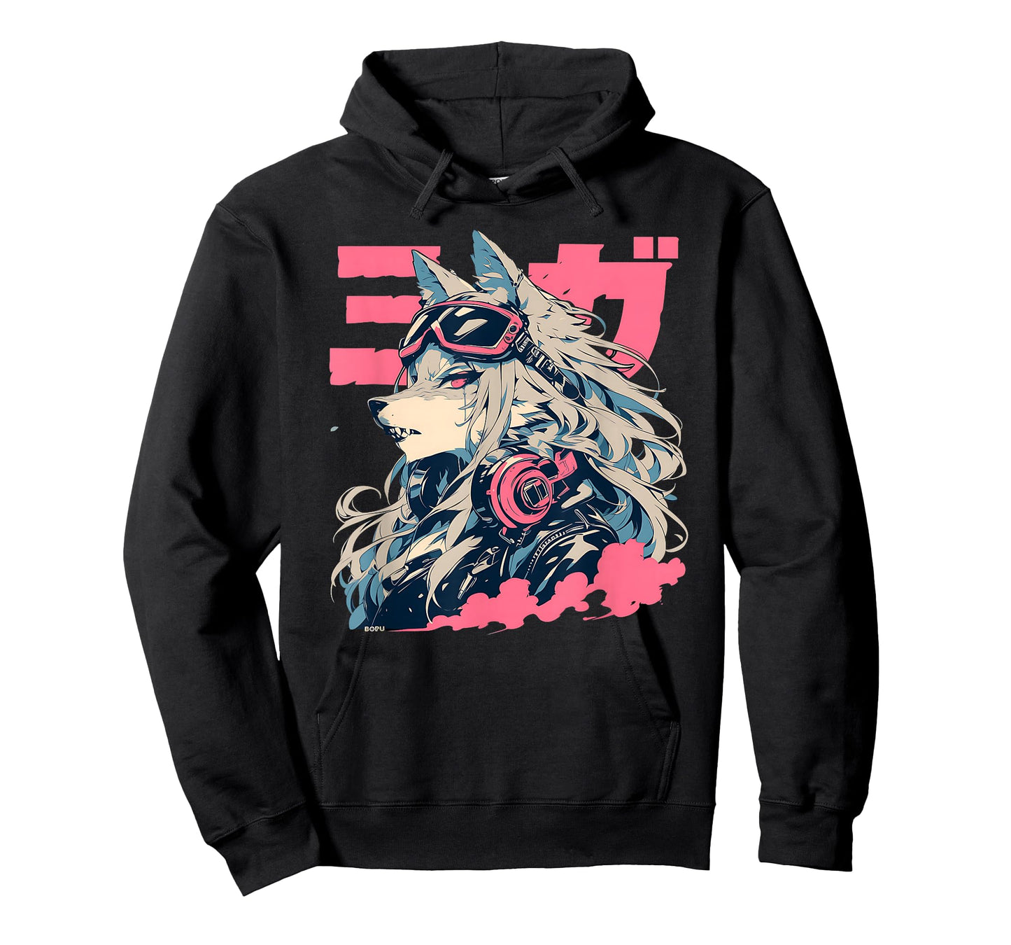 Goth Grunge Demon Anime Furry Wolf Horror Alt Aesthetic T-Shirt