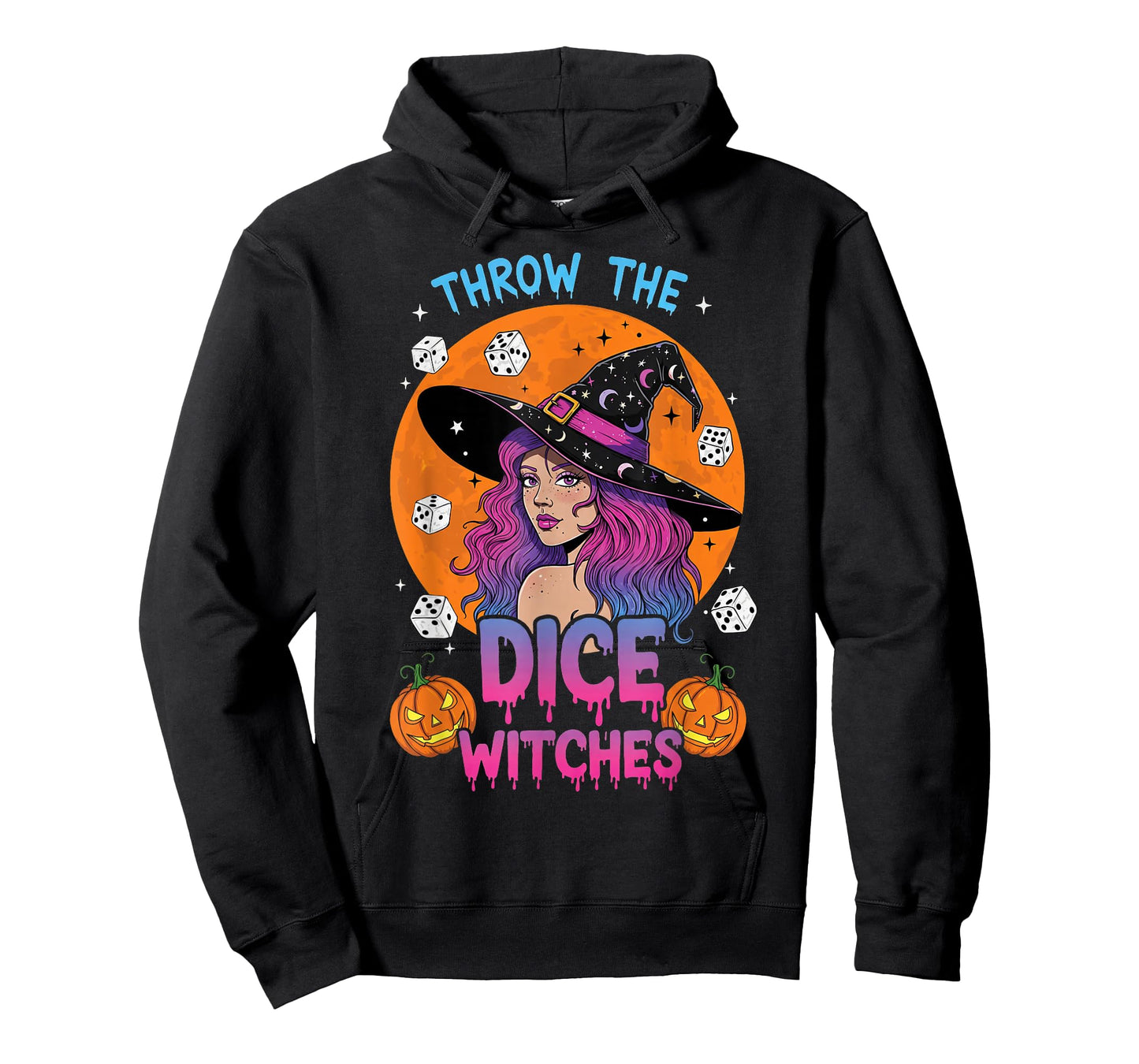 Bunco Halloween Throw The Dice Witches Bunco Game for Women T-Shirt