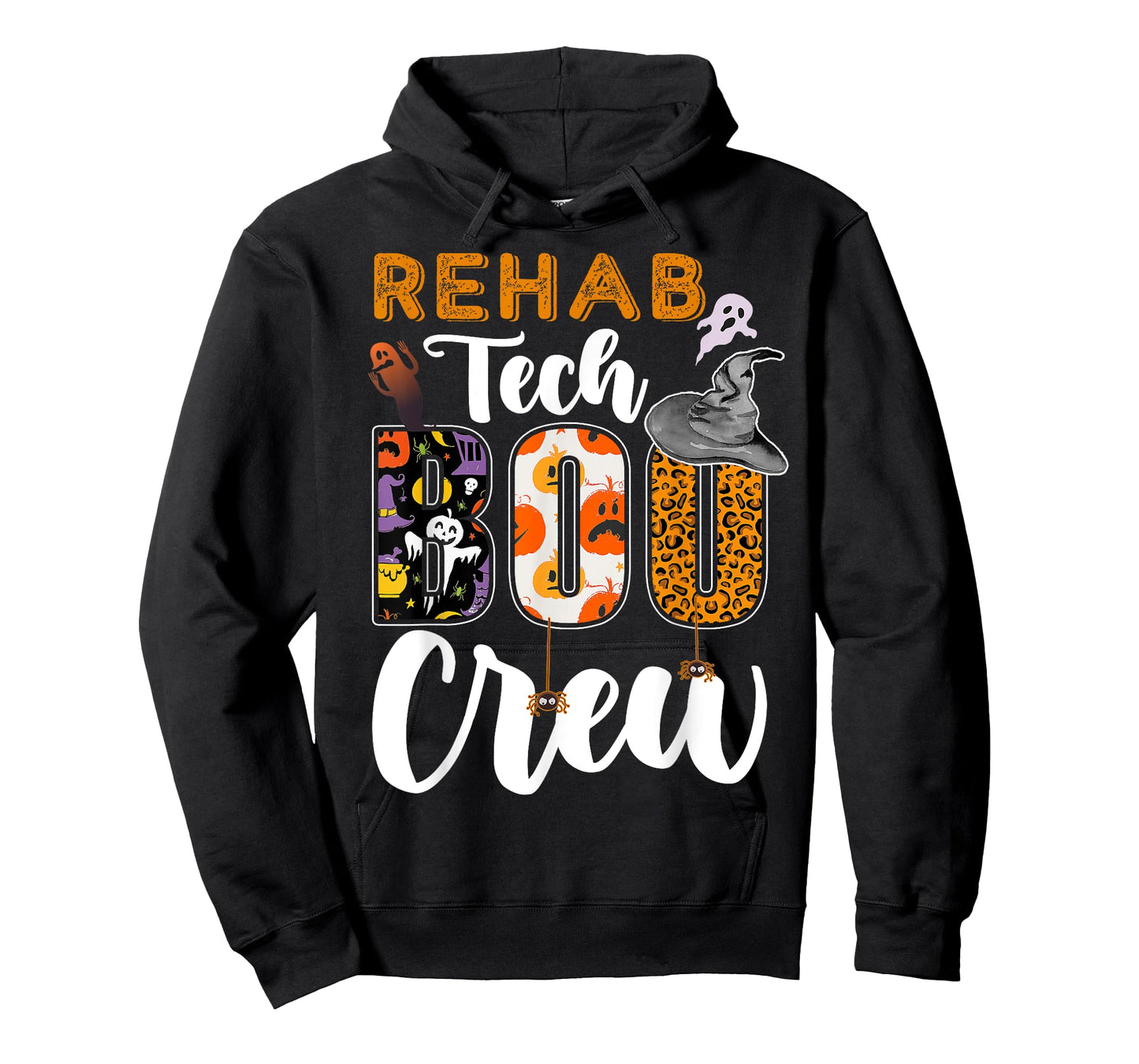 Rehab Tech Boo Crew Halloween Matching Rehabilitation T-Shirt