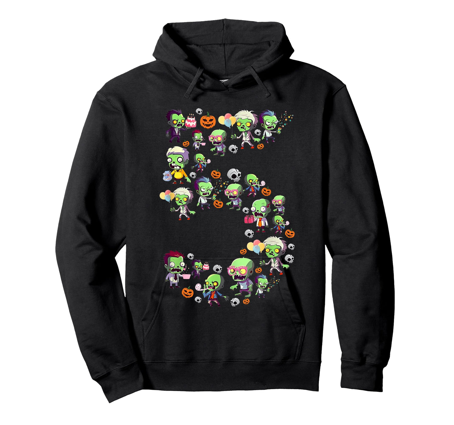 Halloween 5 Years Old Boy It's My 5th Birthday Zombie Lover T-Shirt
