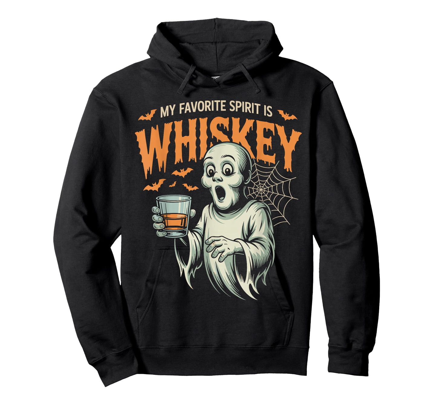 My Favorite Spirit Whiskey Ghost Funny Halloween Costume Pun T-Shirt