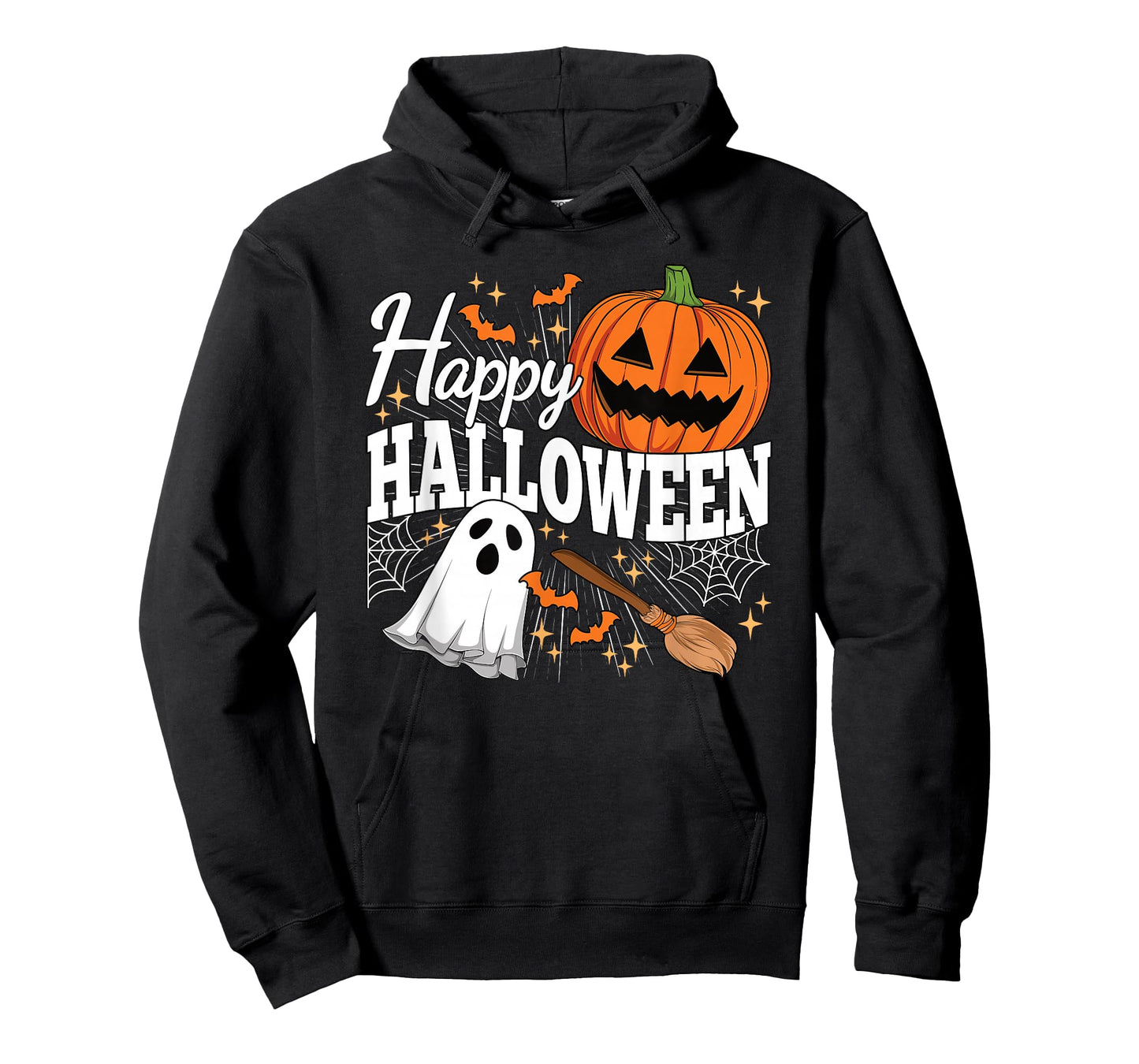 Happy Halloween Ghost Scary Pumpkin Men Women Kids T-Shirt