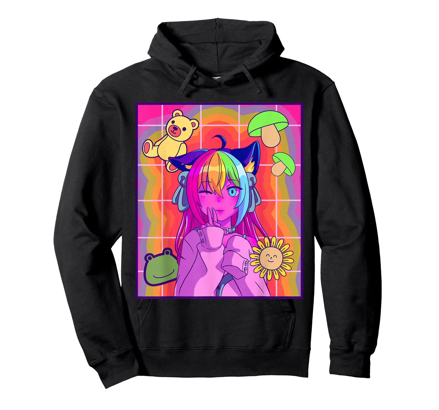 Kidcore Aesthetic Kawaii Anime Girl Old Indie 80s 90s Retro T-Shirt