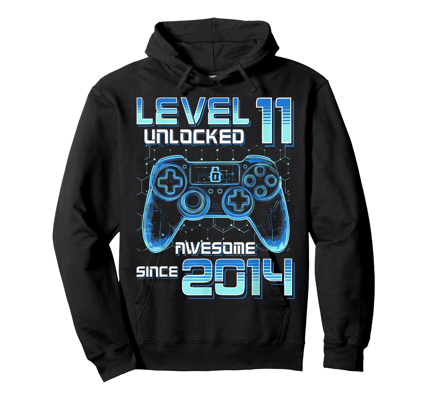 Level 11 Unlocked Video Game Party 11th Birthday Gamer Boys T-Shirt