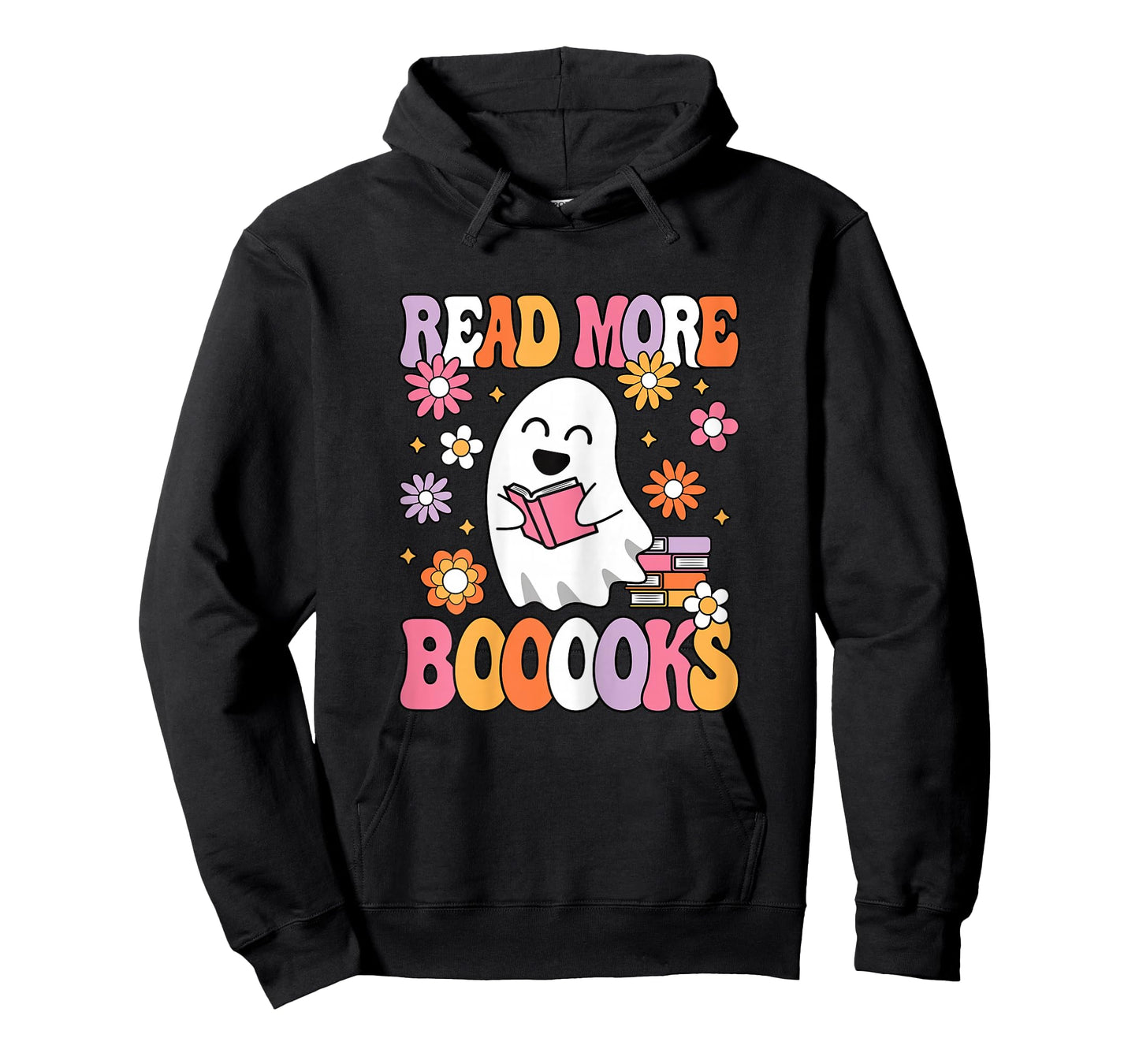 Read More Books Groovy Funny Halloween Teacher Women T-Shirt
