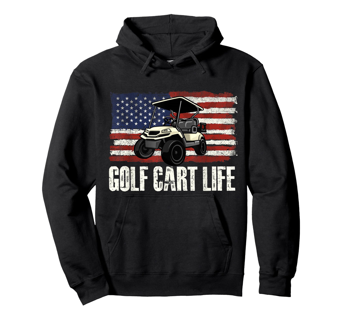Golf Cart Life - Golf Lover Golfing Golfer Putter T-Shirt