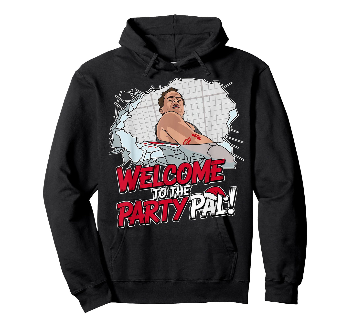 Funny Quote, Welcome to The Party! Christmas Cartoon Art T-Shirt
