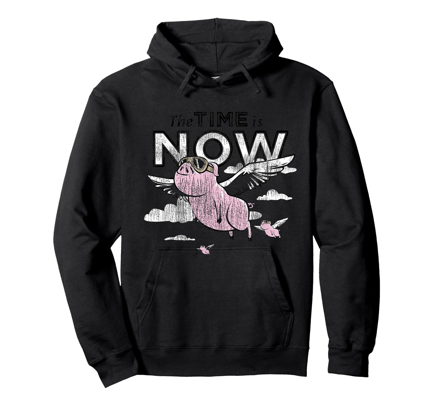 The Time is Now Flying Pig T-Shirt