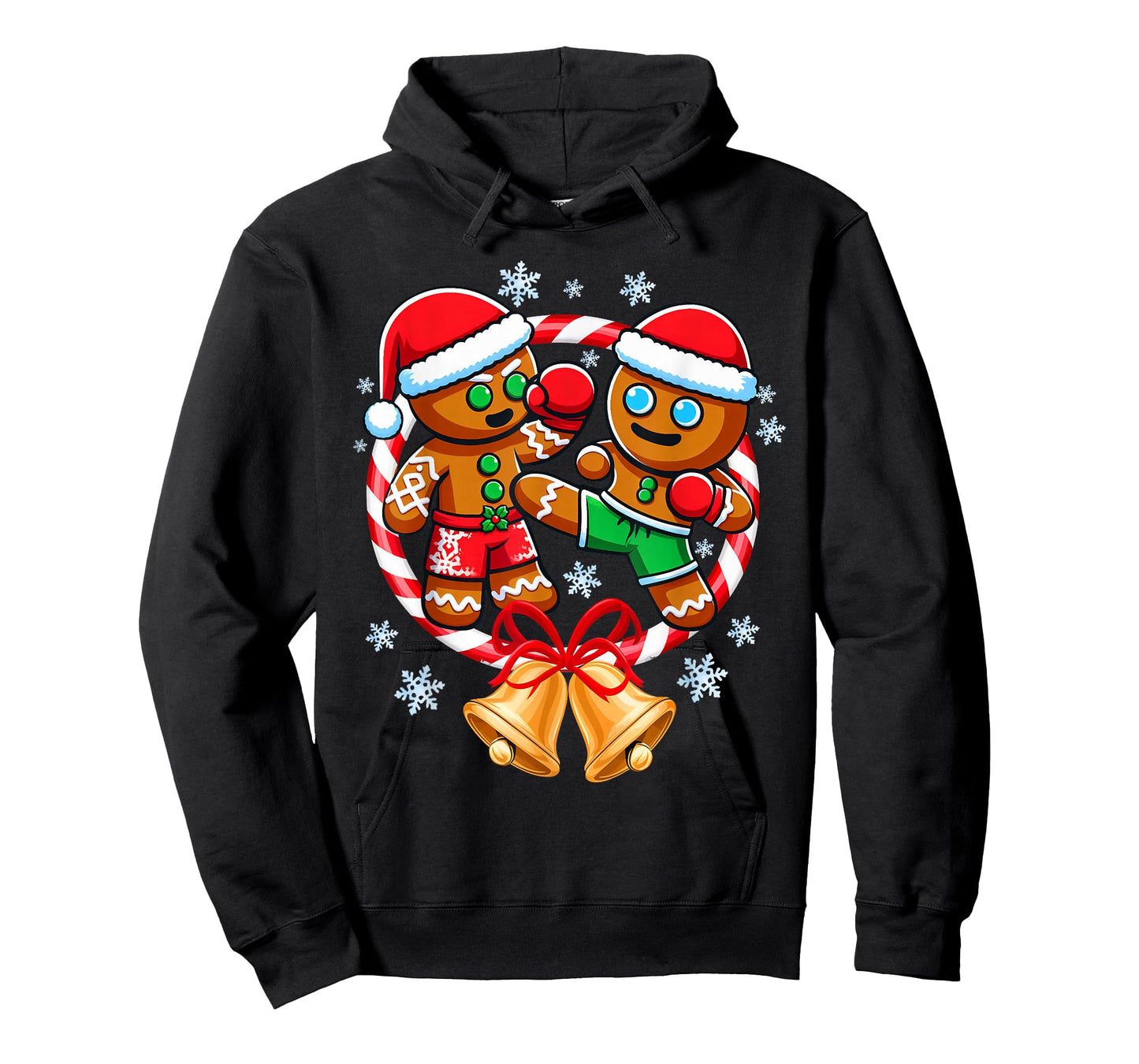 Funny Gingerbread Cookies Christmas Funny Fighting Muay Thai T-Shirt