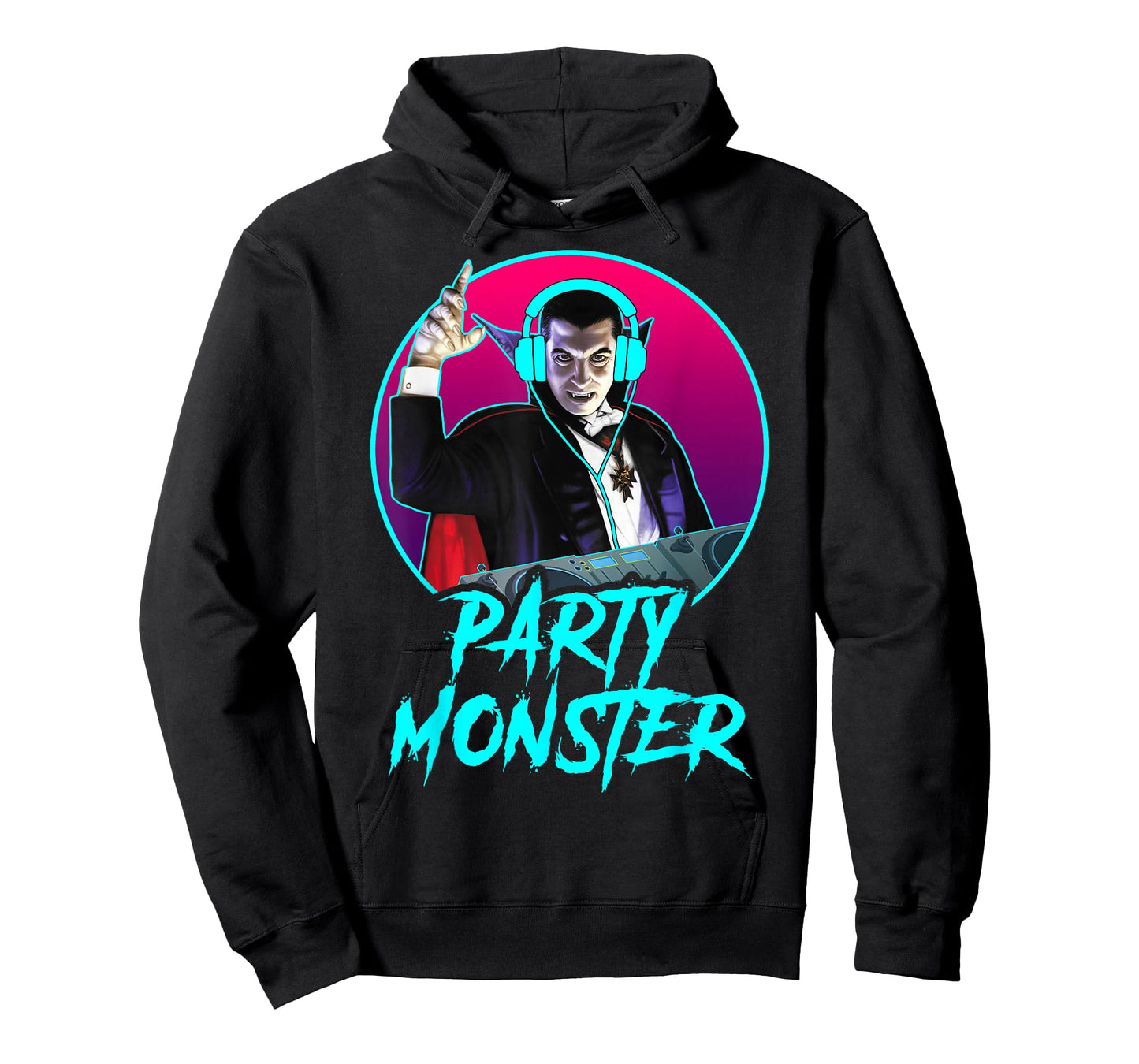 Universal Monsters Dracula Party Monster DJ T-Shirt