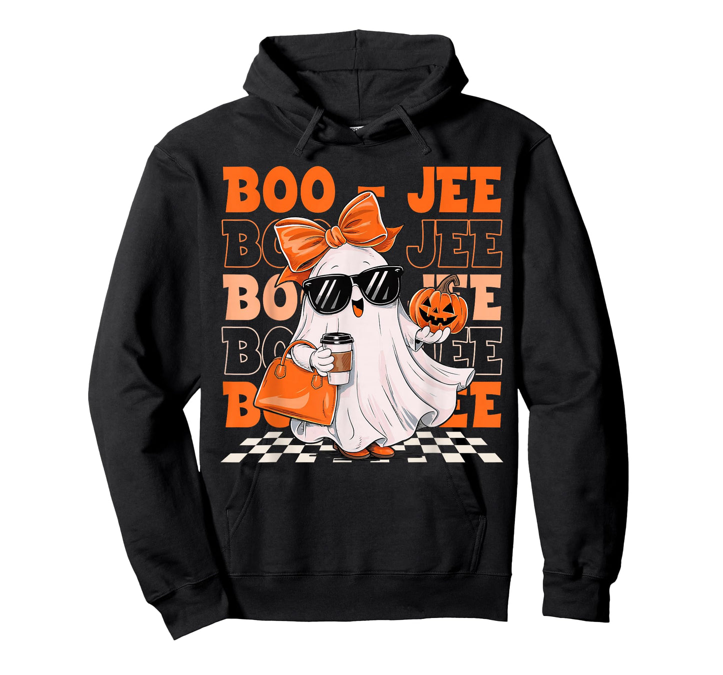 Cute Ghost Boujee Boo-Jee Funny Halloween Spooky Season T-Shirt