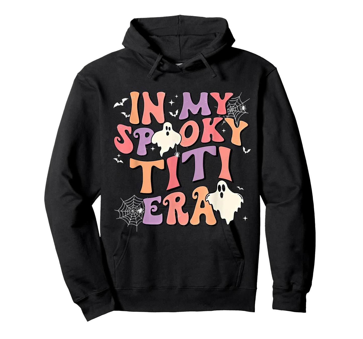 In My Spooky Titi Era Halloween Groovy Witchy Spooky Auntie T-Shirt