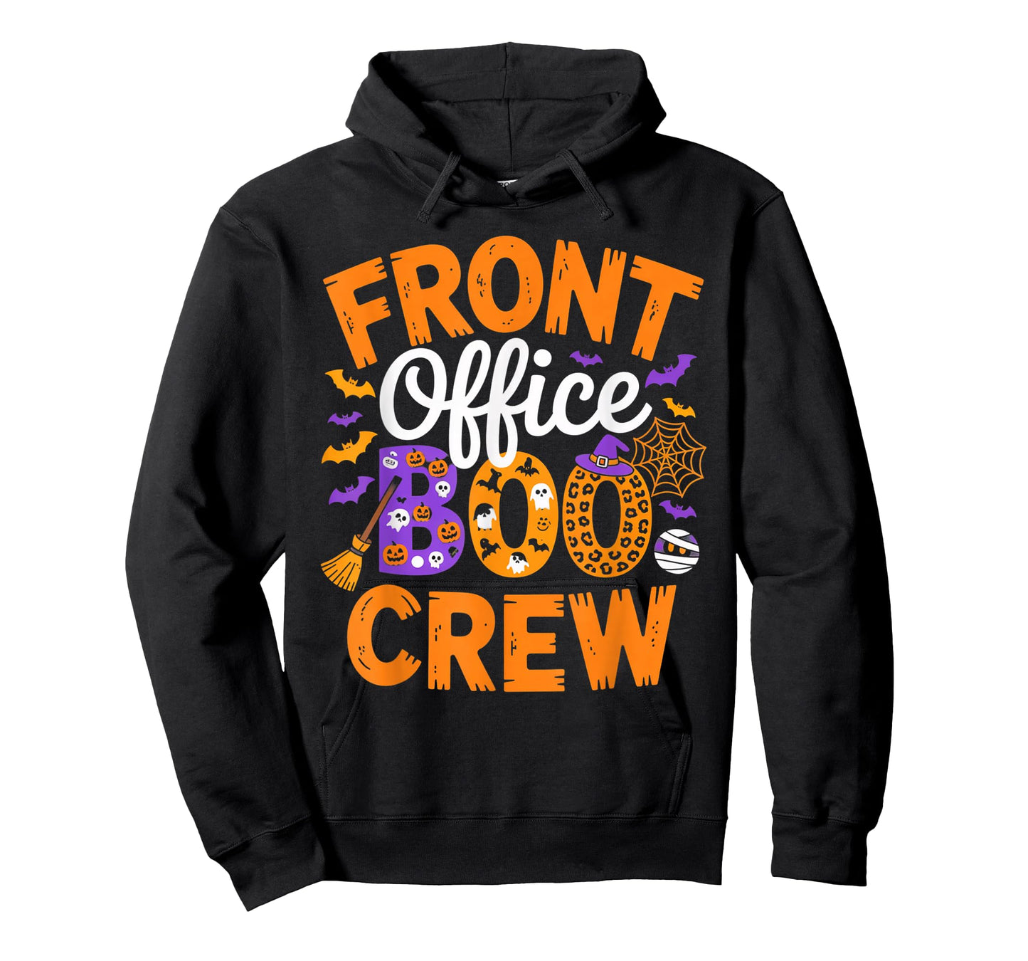Front Office Boo Crew Spooky Halloween Matching Group Outfit T-Shirt