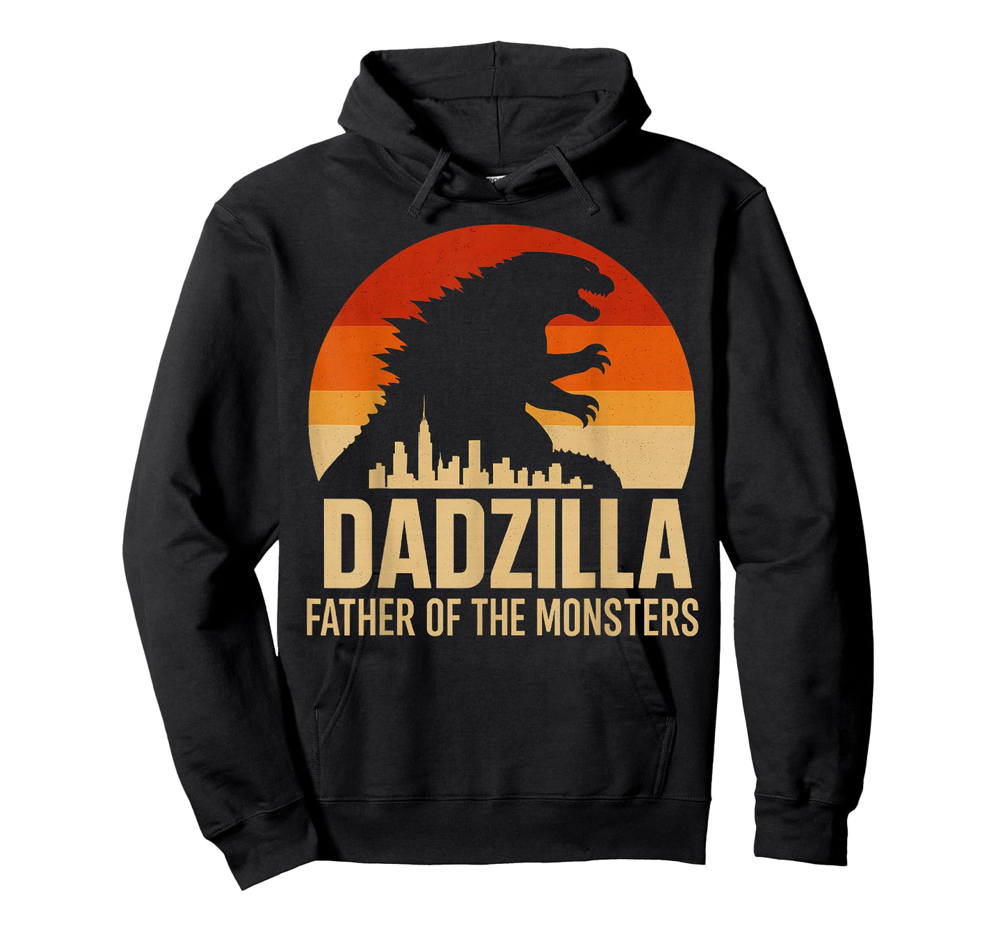 Vintage Dadzilla Father Of The Monsters Mens Fathers Day T-Shirt