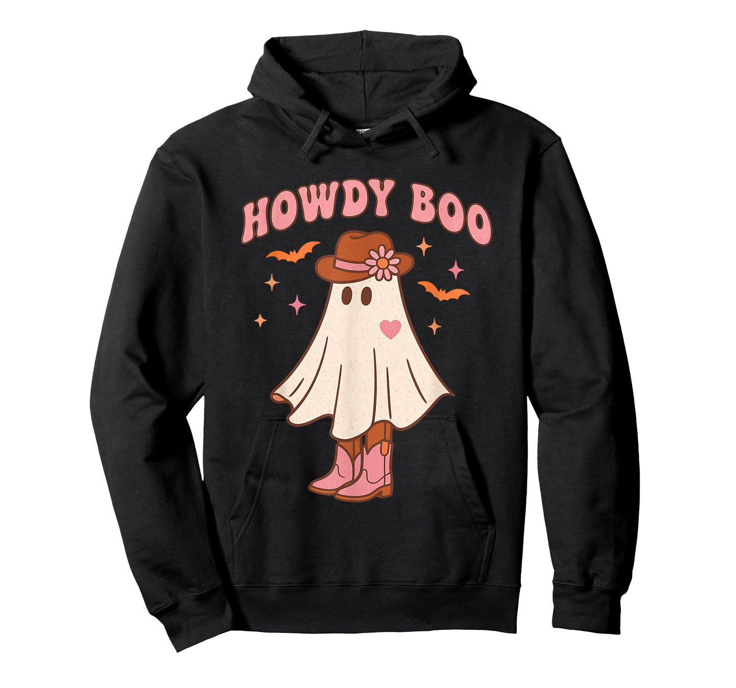 Howdy Boo Cute Western Cowgirl Ghost Halloween for Women T-Shirt