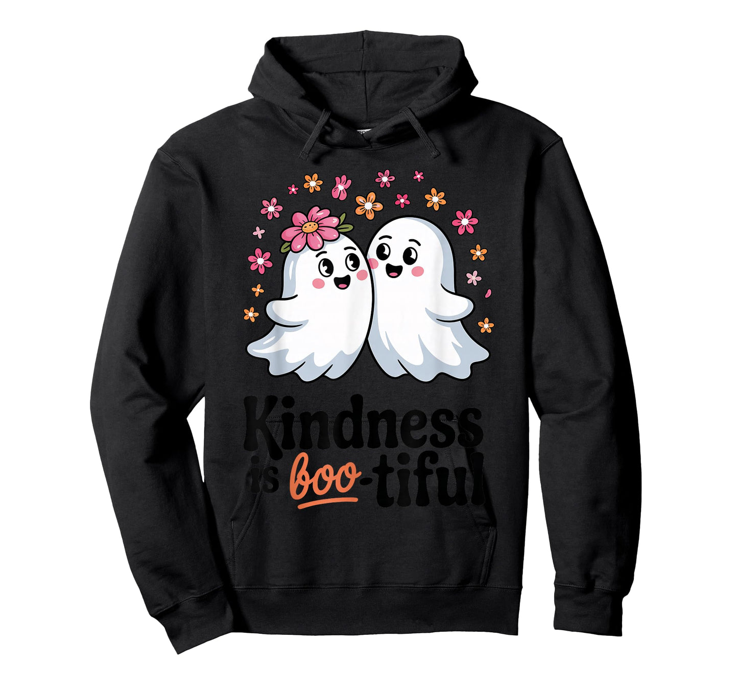 Kindness is Boo-Tiful Cute Halloween Ghost for Toddler Kids T-Shirt