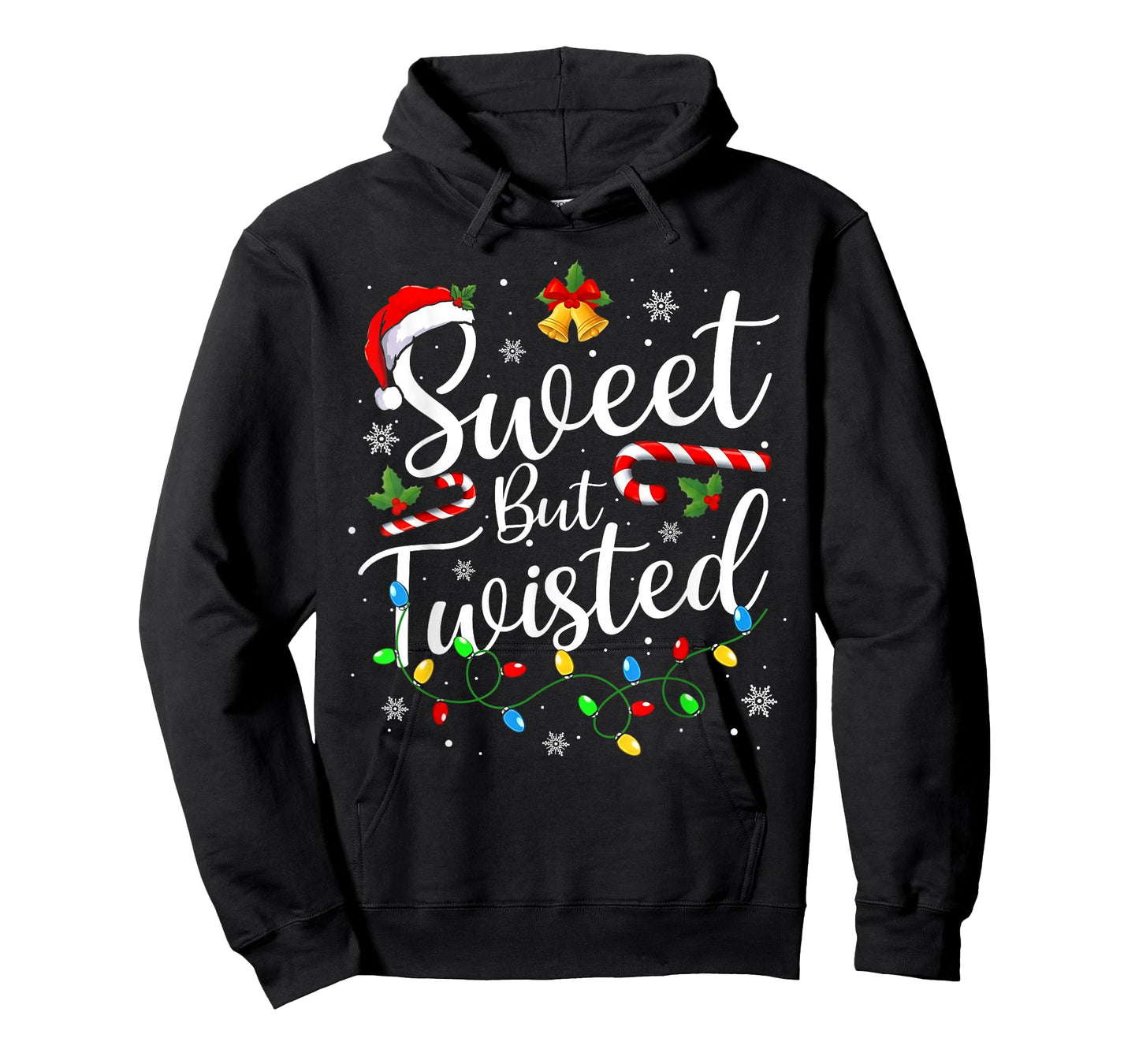 Sweet But Twisted Funny Christmas Candy Cane Xmas Holiday T-Shirt