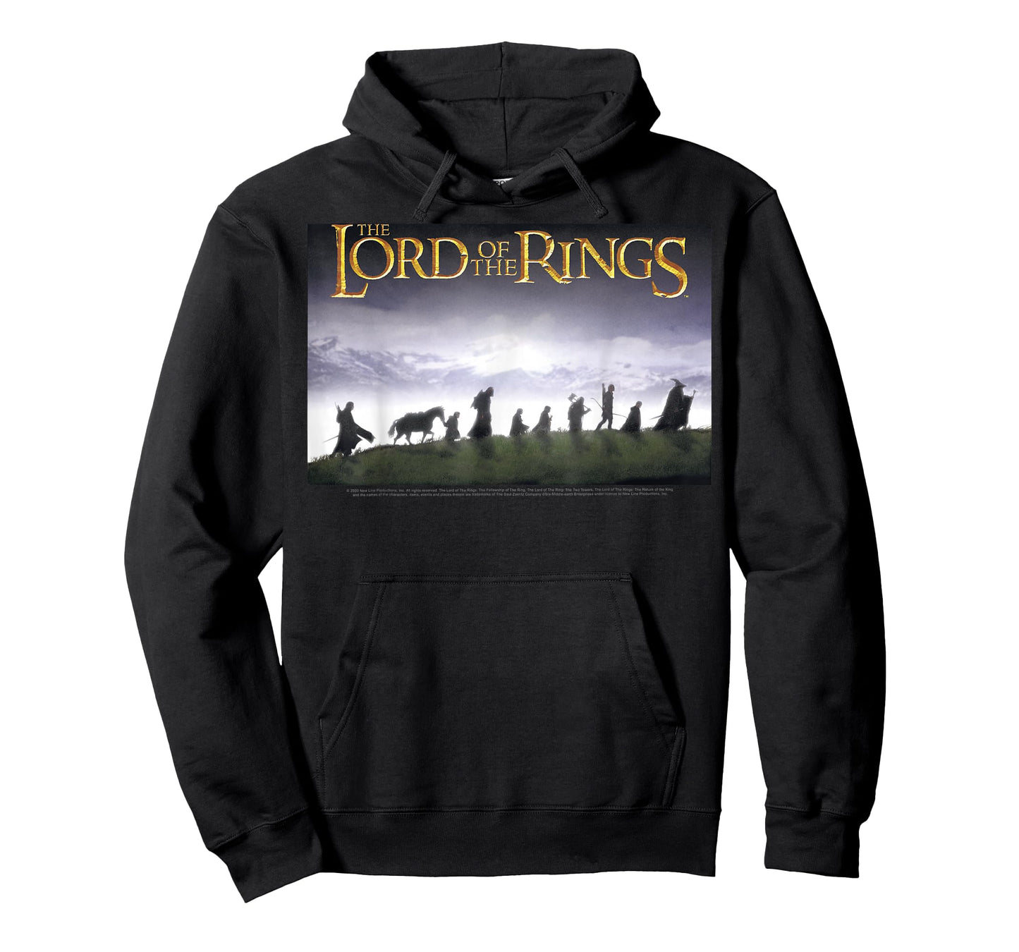 The Lord of The Rings Fellowship Poster T-Shirt