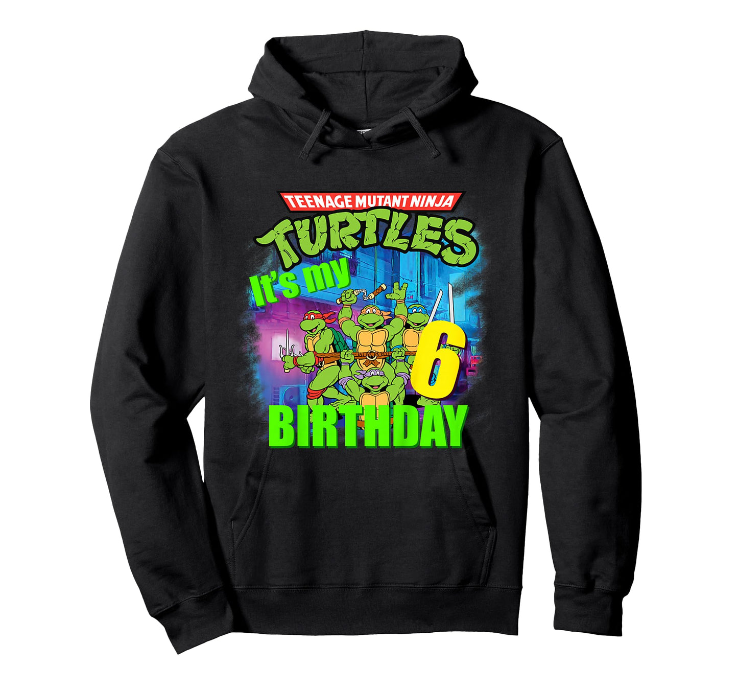 Mademark x Teenage Mutant Ninja Turtles - Original Teenage Mutant Ninja Turtles Sixth Birthday 6th T-Shirt