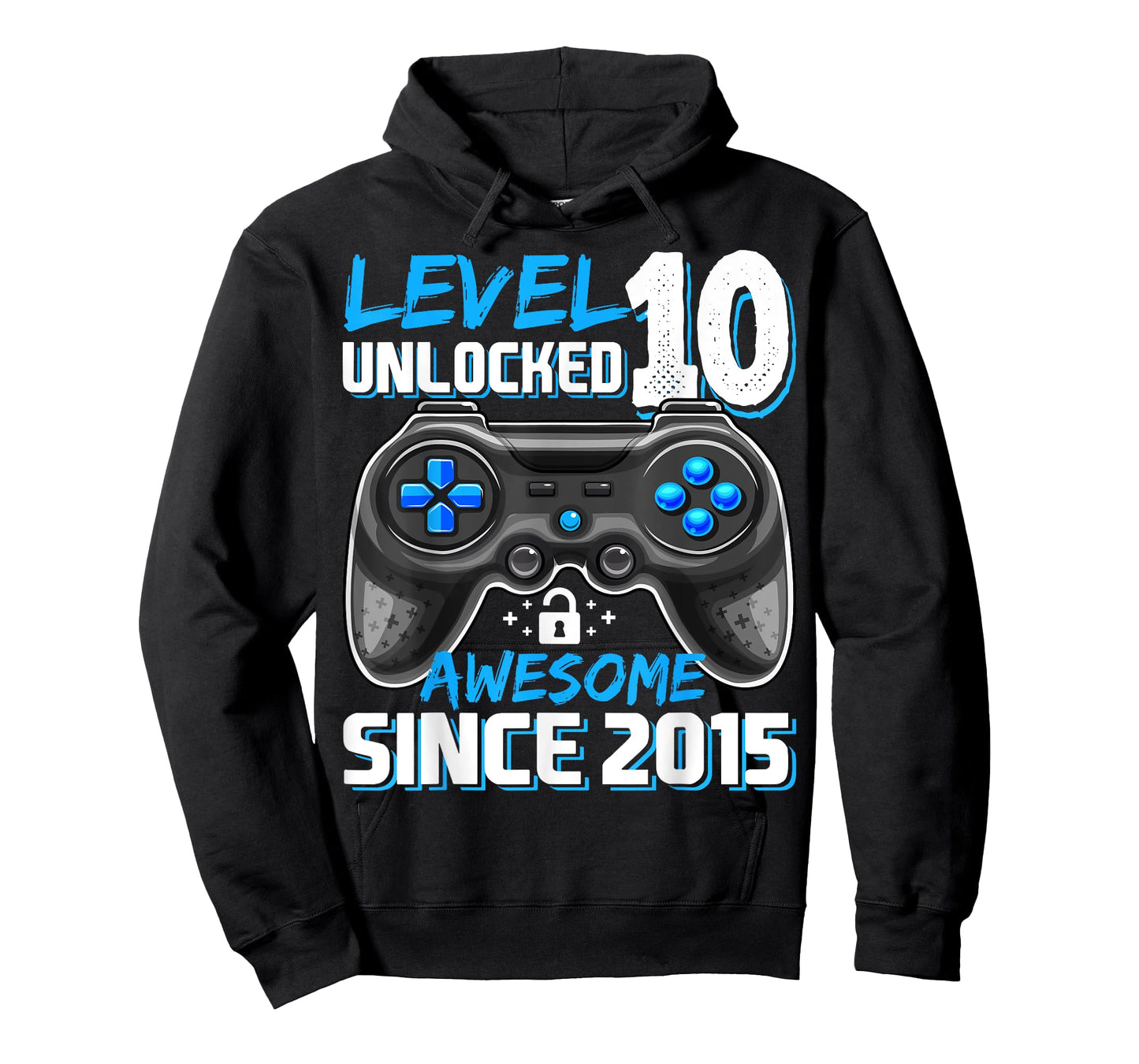 10th Birthday Boy Level 10 Gamer 10 Year Video Game Party T-Shirt