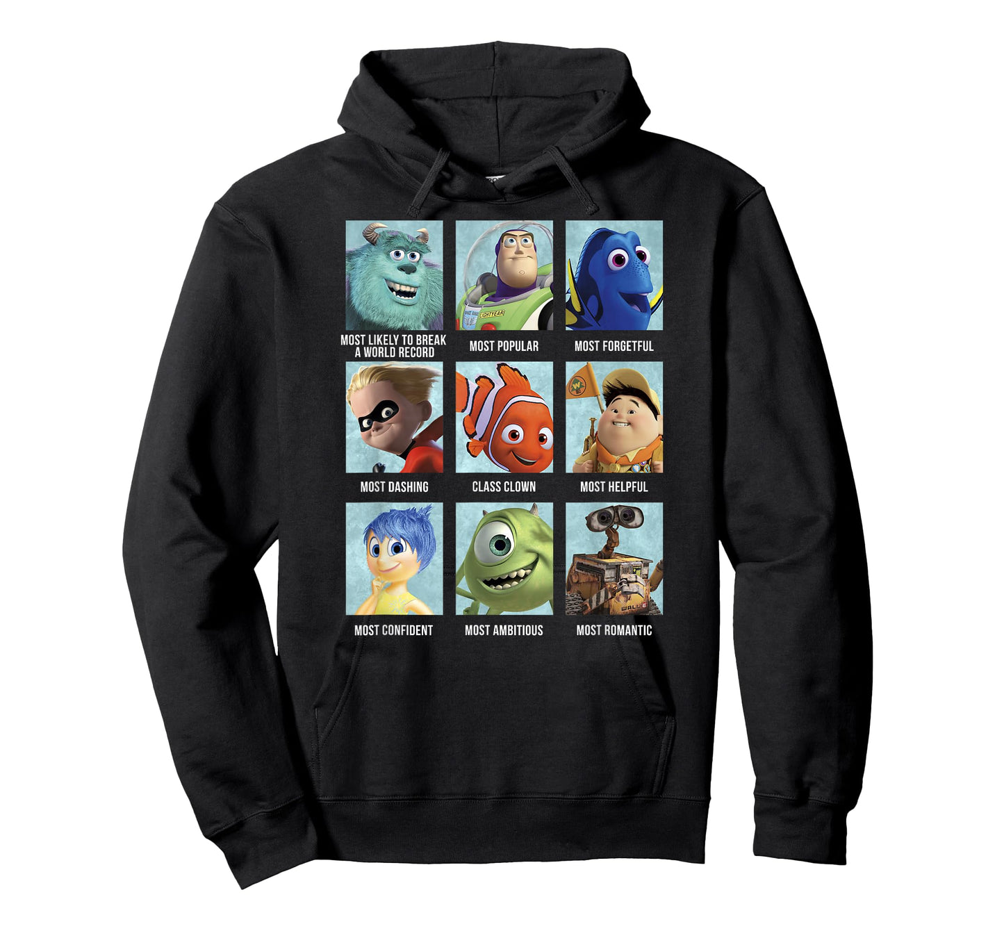 Disney Pixar Collection Character Yearbook Box Ups T-Shirt