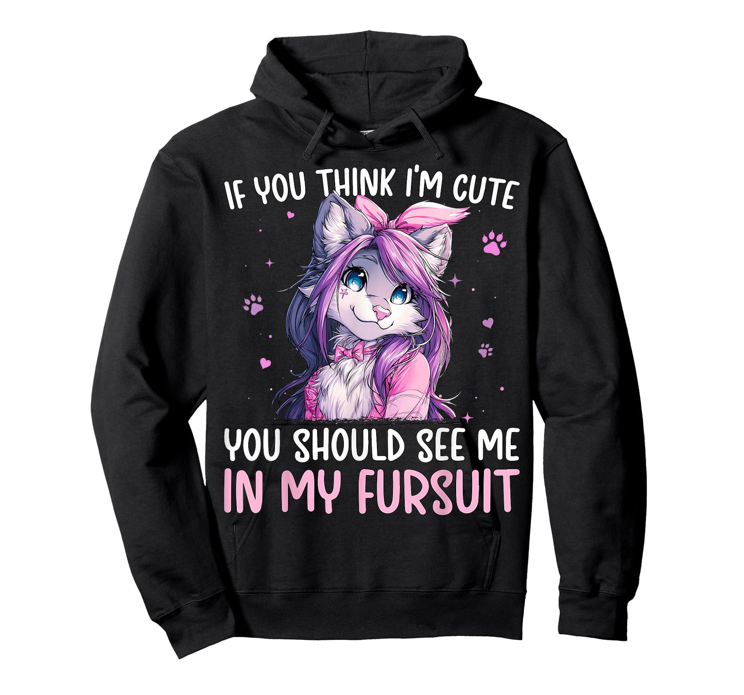 If You Think I'm Cute See Me in My Fursuit Furry Wolf T-Shirt