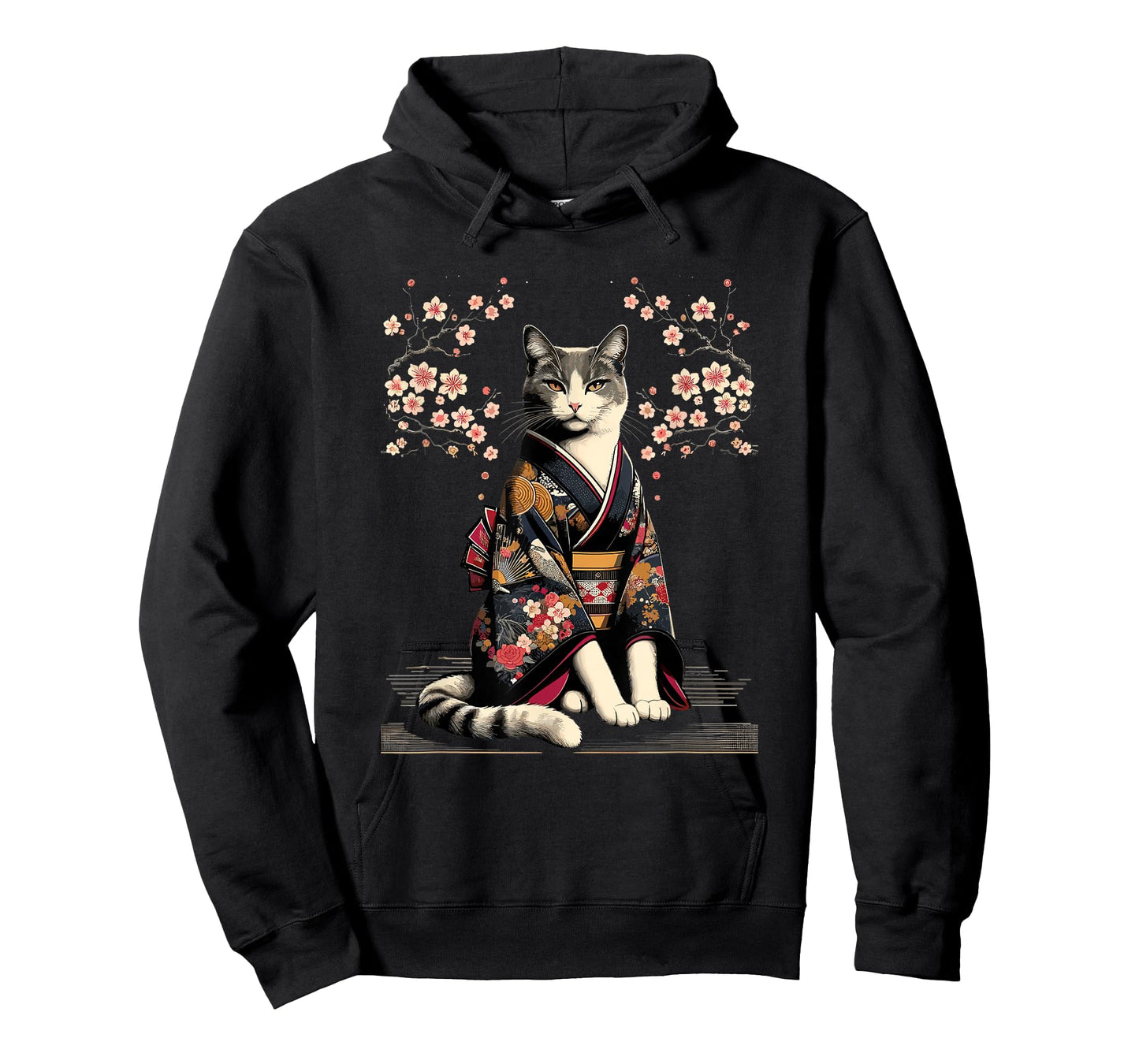 Kawaii Cat Anime Japanese Retro Men Women Kids Funny Cat T-Shirt