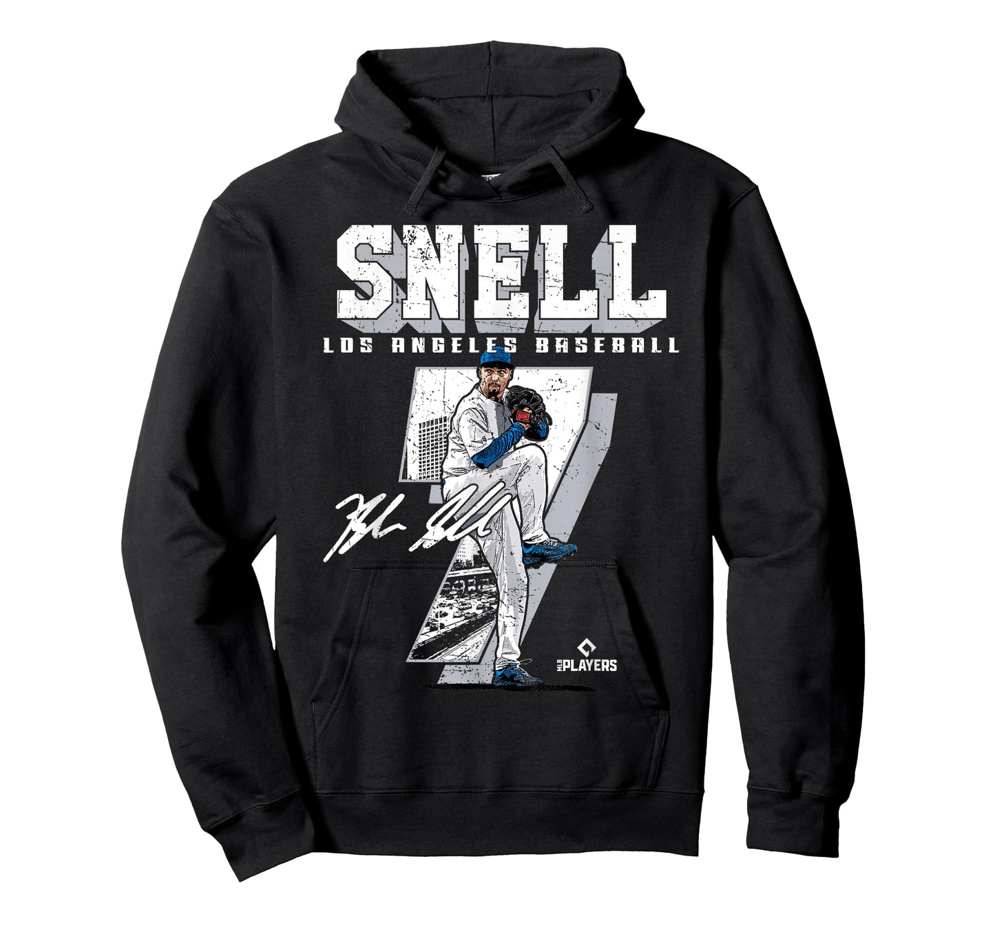 Blake Snell | Los Angeles D MLB Baseball Player | MLBBSN201M T-Shirt