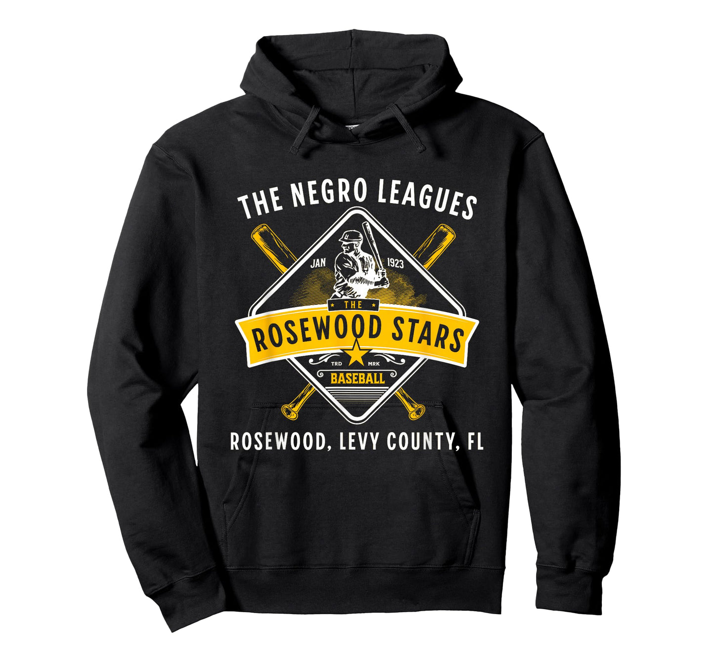 Vintage Rosewood Stars 1923 Baseball Team Negro League FL T-Shirt
